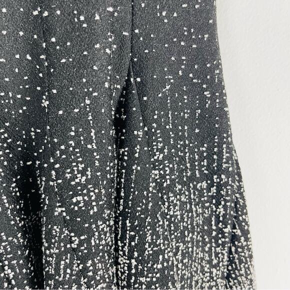 Eliza J grey white speckled ombré evening special event wedding midi dress 6 - Picture 4 of 7